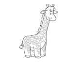 Dibujo de An African giraffe