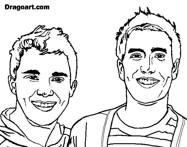 Big time Rush 3 coloring page