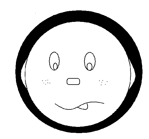 Face 5 coloring page
