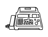 Fax coloring page