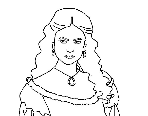 Katherine Pierce Vampire Diaries Coloring Page Pages Online