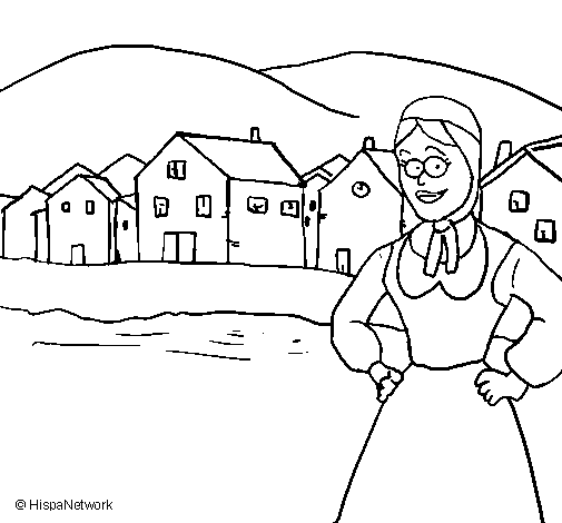 Norway coloring page