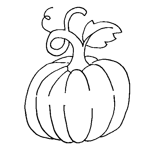 Pumpkin coloring page