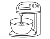 Robot pastry coloring page
