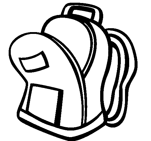 School bag II coloring page - Coloringcrew.com