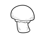 A mushroom coloring page