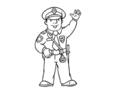 Dibujo de A policeman