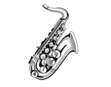 Dibujo de A saxophone