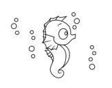Dibujo de A seahorse