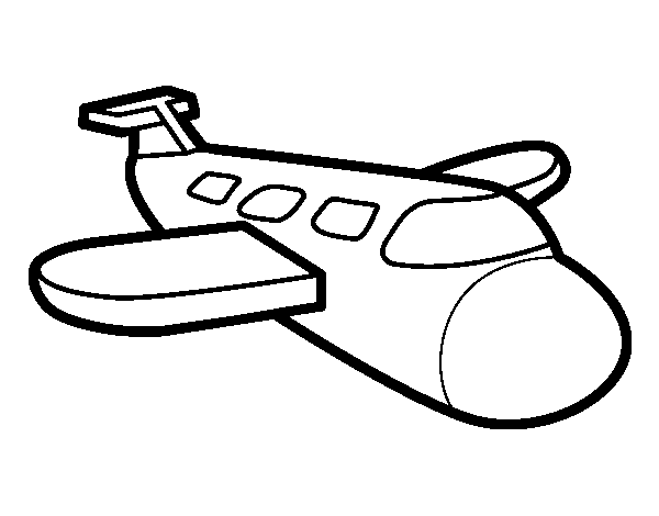 Airbus coloring page