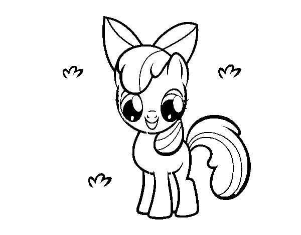 Apple Bloom coloring page