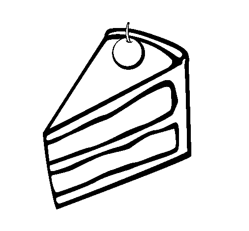 Apple pie coloring page