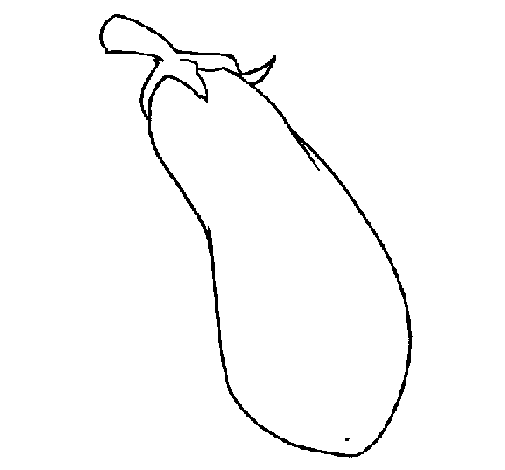 aubergine coloring page