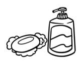 bath soaps coloring page