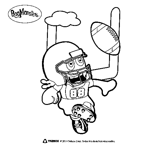 BooMonsters 4 coloring page