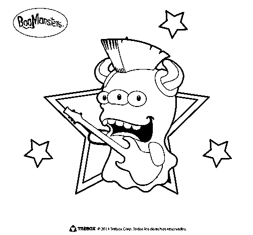 BooMonsters 7 coloring page