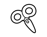 Dibujo de Children's scissors