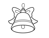 Christmas decoration Bell coloring page