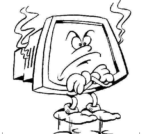 Computer 2a coloring page