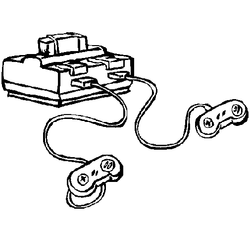 Console coloring page
