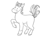 Farm Horse coloring page