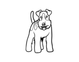 Dibujo de Fox Terrier dog