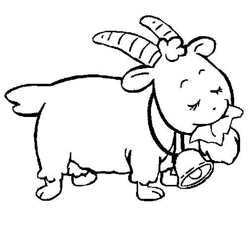 Goat 5 coloring page