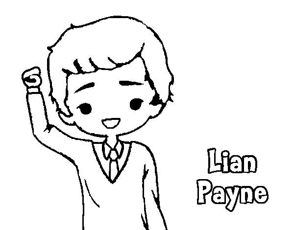 one direction coloring pages liam
