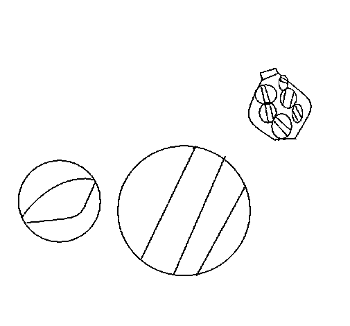 Marble coloring page