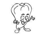 Mr. pepper coloring page