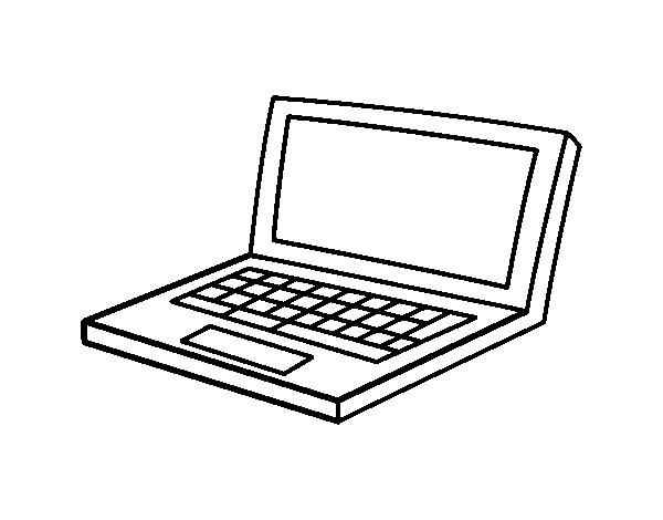 Netbook coloring page