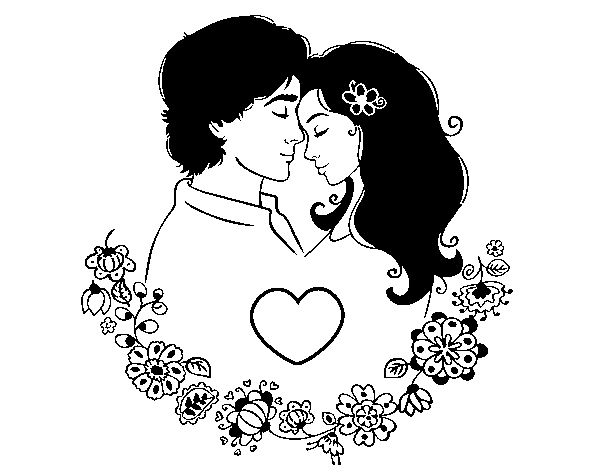 Perfect Love coloring page