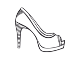 Dibujo de Platform shoe