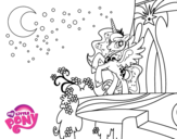 Princess Luna My Little Pony coloring page