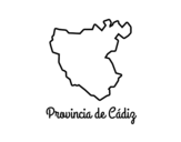 Province of Cadiz coloring page