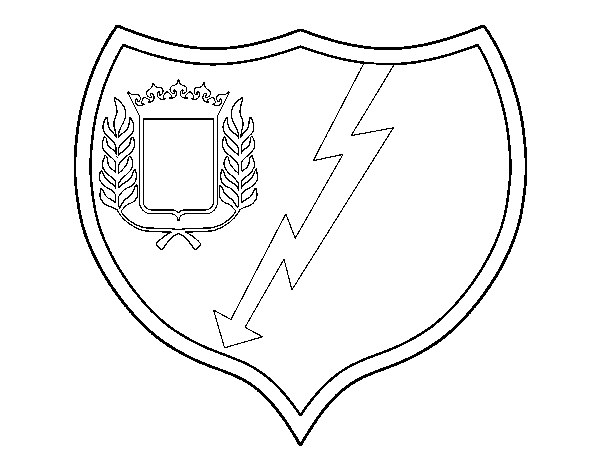 Rayo Vallecano crest coloring page