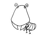 Red imported fire ant coloring page