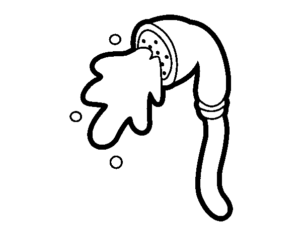 Showerhead coloring page