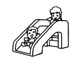 Slide coloring page