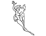 Super woman coloring page