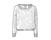 Sweater of wool coloring page