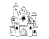 Tale castle coloring page