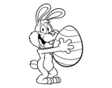 The Easter Bunny coloring page