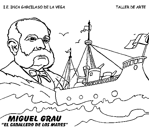 The gentleman of the seas coloring page