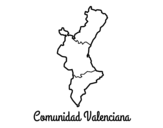 Valencian Community coloring page