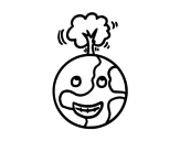 Vegetable Planet coloring page