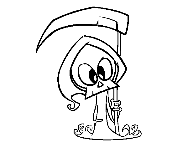 Walking death coloring page
