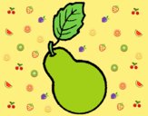 Coloring page pear painted byLornaAnia