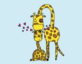 Giraffe mother